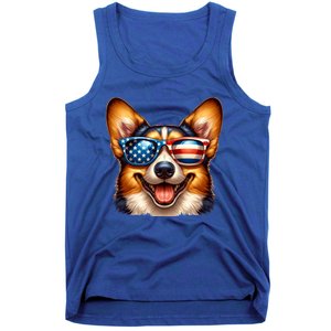 Cardigan Welsh Corgi 4th Of July Patriotic Dog American Meaningful Gift Tank Top