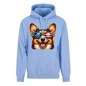 Cardigan Welsh Corgi 4th Of July Patriotic Dog American Meaningful Gift Unisex Surf Hoodie