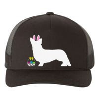 Cardigan Welsh Corgi Easter Bunny Dog Silhouette Yupoong Adult 5-Panel Trucker Hat