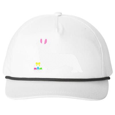 Cardigan Welsh Corgi Easter Bunny Dog Silhouette Snapback Five-Panel Rope Hat