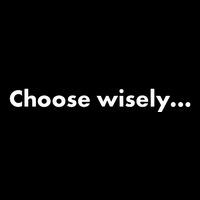 Choose Wisely Drawstring Bag
