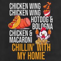 Chicken Wing Chicken Wing Hot Dog And Bologna Cool Comfort Performance Bucket Hat
