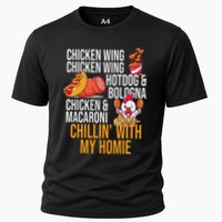 Chicken Wing Chicken Wing Hot Dog And Bologna Cooling Performance Crew T-Shirt