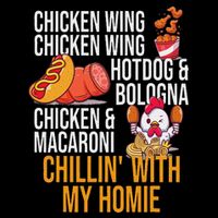 Chicken Wing Chicken Wing Hot Dog And Bologna Cooling Performance Crew T-Shirt