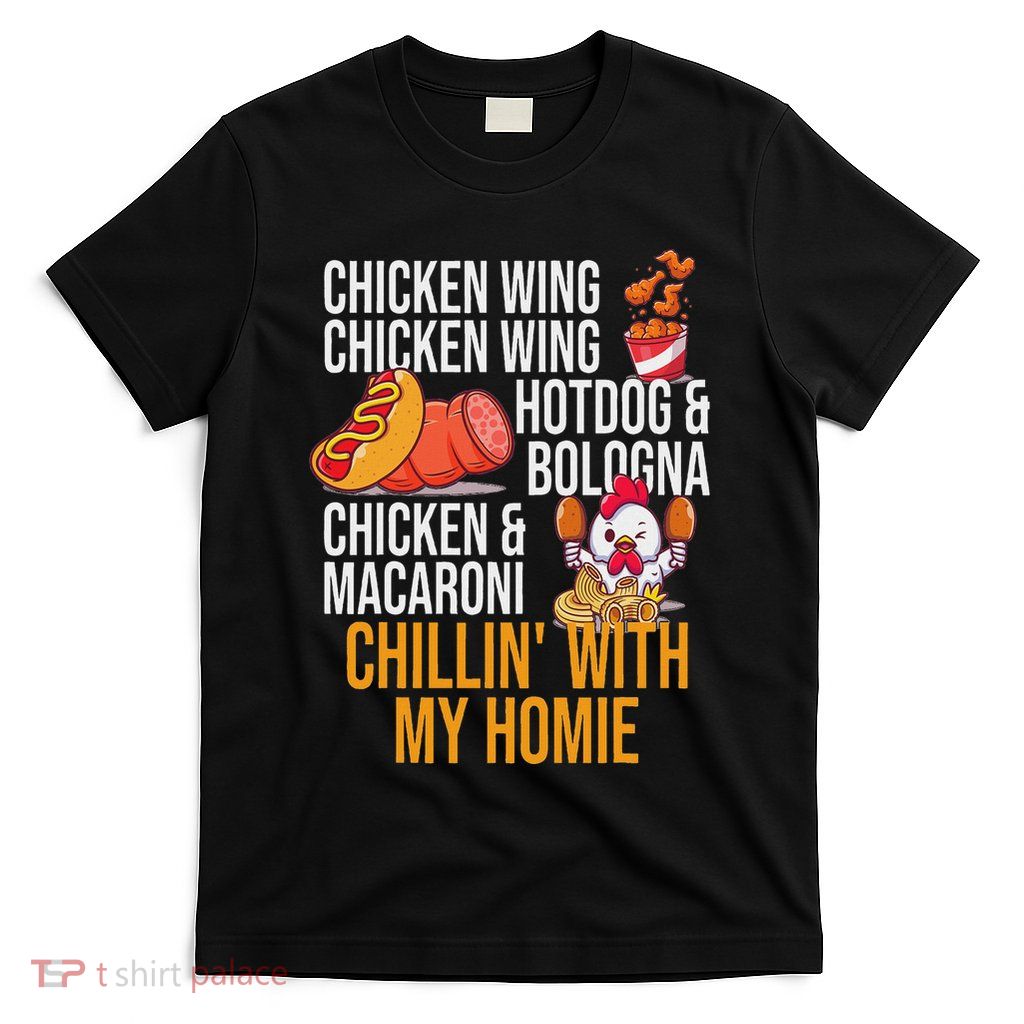Chicken Wing Chicken Wing Hot Dog And Bologna T-Shirt