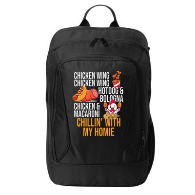 Chicken Wing Chicken Wing Hot Dog And Bologna City Backpack