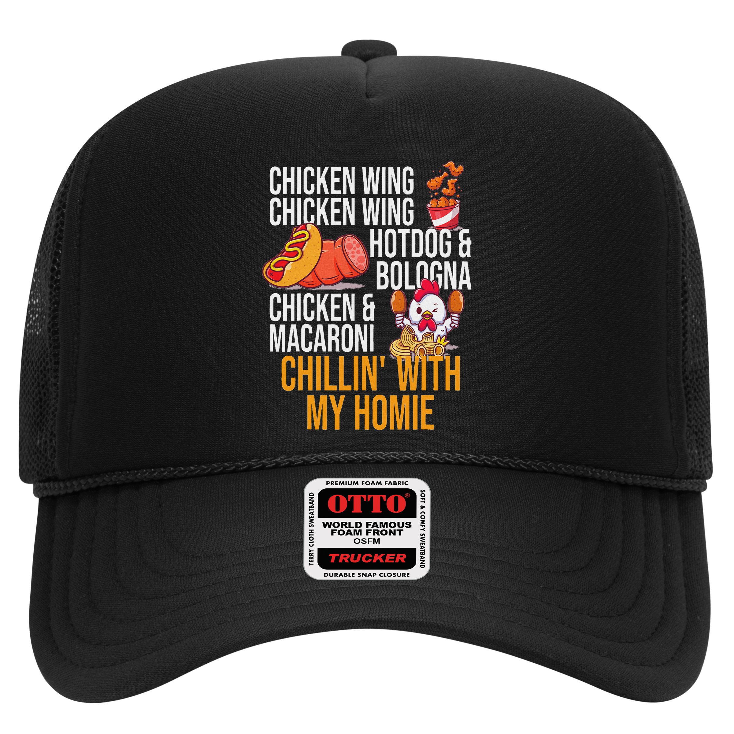 Chicken Wing Chicken Wing Hot Dog And Bologna Hat