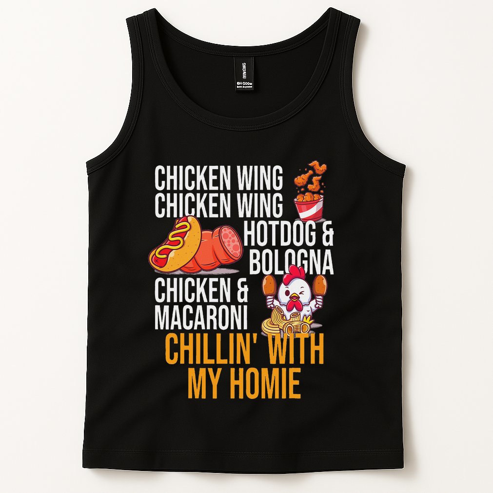 Chicken Wing Chicken Wing Hot Dog And Bologna Tank Top