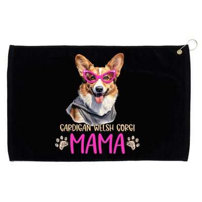 Cardigan Welsh Corgi Dog Breed Mama Cute Puppy Mother Gift Grommeted Golf Towel