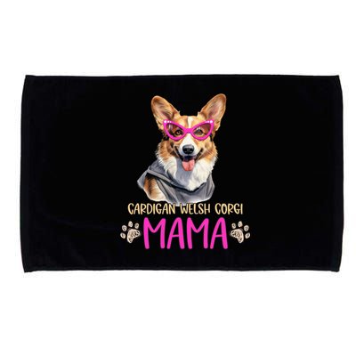 Cardigan Welsh Corgi Dog Breed Mama Cute Puppy Mother Gift Microfiber Hand Towel