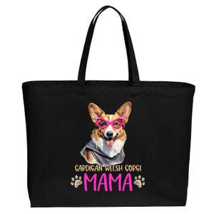 Cardigan Welsh Corgi Dog Breed Mama Cute Puppy Mother Gift Cotton Canvas Jumbo Tote