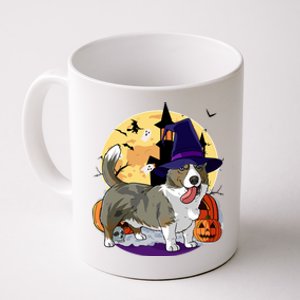 Cardigan Welsh Corgi Cute Dog Halloween Witch Pumpkin Cute Gift Coffee Mug