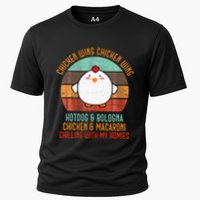 Chicken Wing Chicken Wing Song Lyric Hot Dog Bologna Cooling Performance Crew T-Shirt