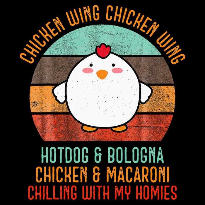 Chicken Wing Chicken Wing Song Lyric Hot Dog Bologna Drawstring Bag