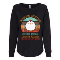 Chicken Wing Chicken Wing Song Lyric Hot Dog Bologna Womens California Wash Sweatshirt