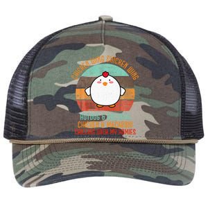 Chicken Wing Chicken Wing Song Lyric Hot Dog Bologna Retro Rope Trucker Hat Cap