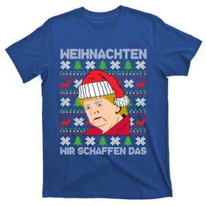 Christmas We Create Angela Merkel Ugly Xmas Gift T-Shirt