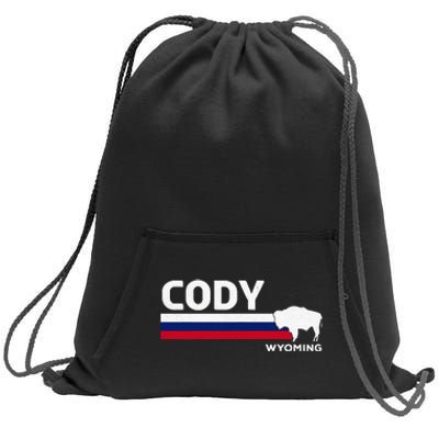 Cody Wyoming Sweatshirt Cinch Pack Bag