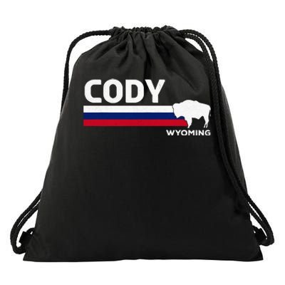 Cody Wyoming Drawstring Bag