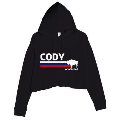 Cody Wyoming Crop Fleece Hoodie