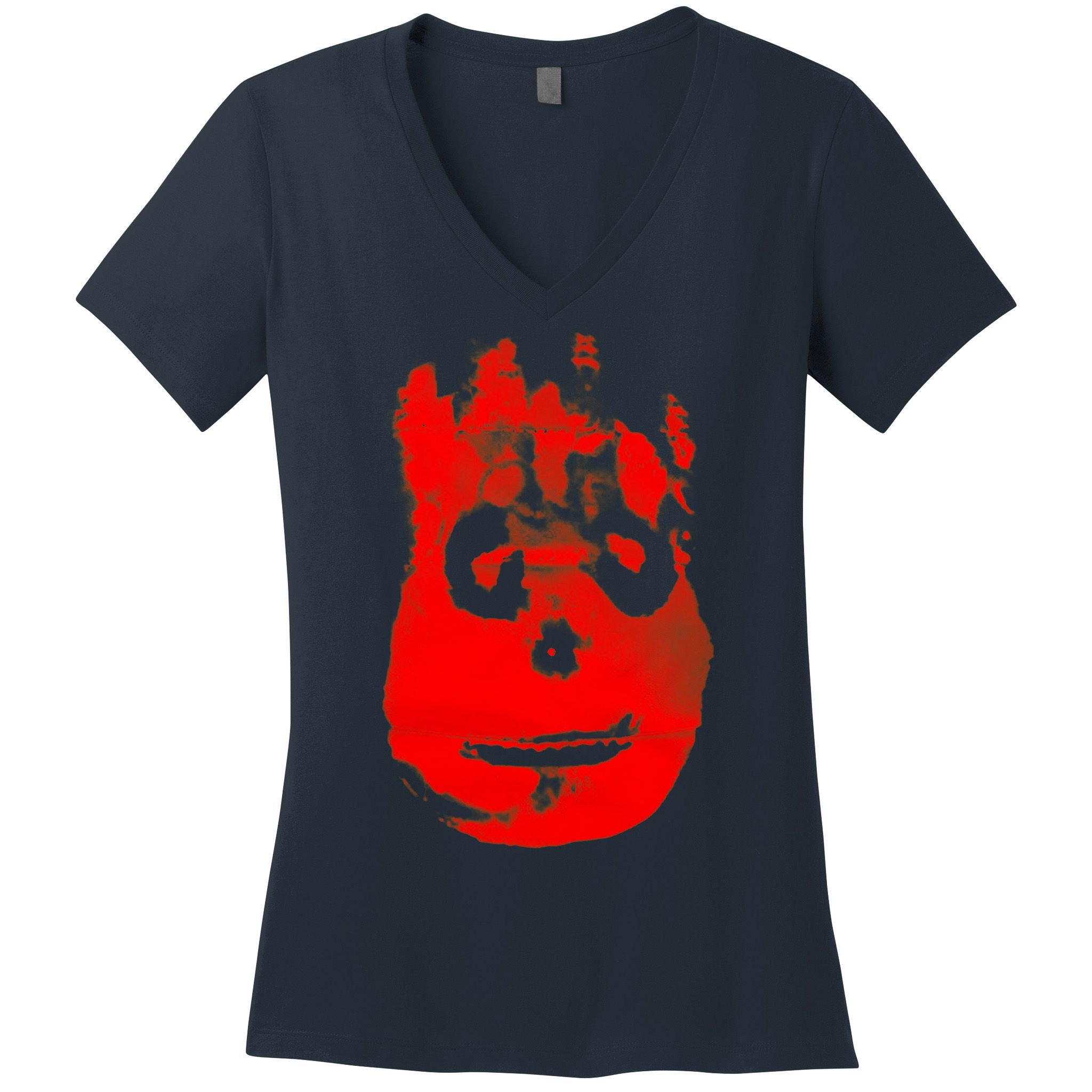 WILSON Volleyball Face Women's V-Neck T-Shirt
