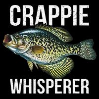 Crappie Whisperer Crappie Fishing Gift Stripe Pom Pom Beanie