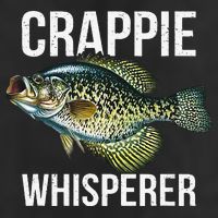 Crappie Whisperer Crappie Fishing Gift Garment-Dyed Fleece Hoodie