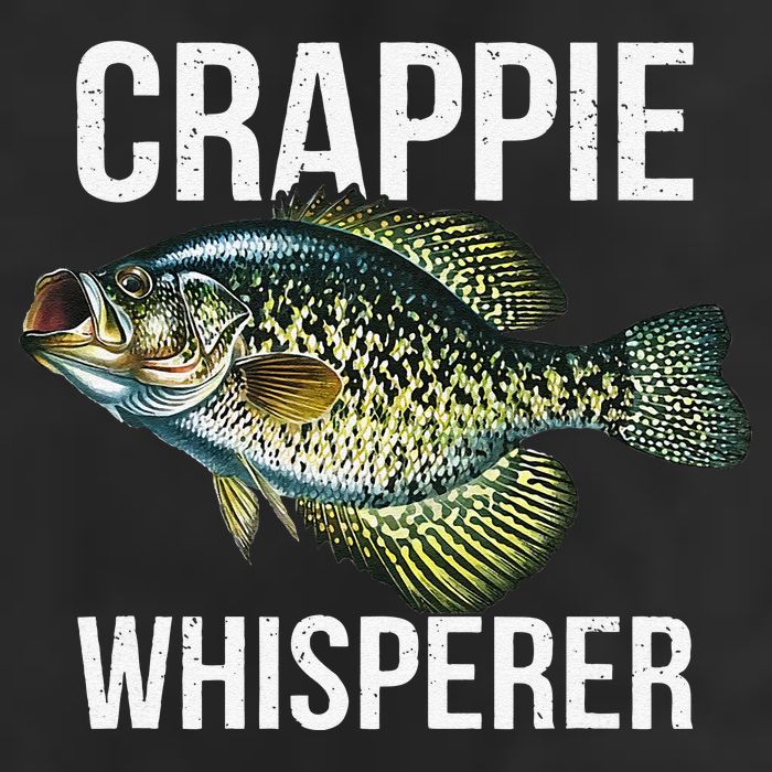 Crappie Whisperer Crappie Fishing Gift Garment-Dyed Fleece Hoodie