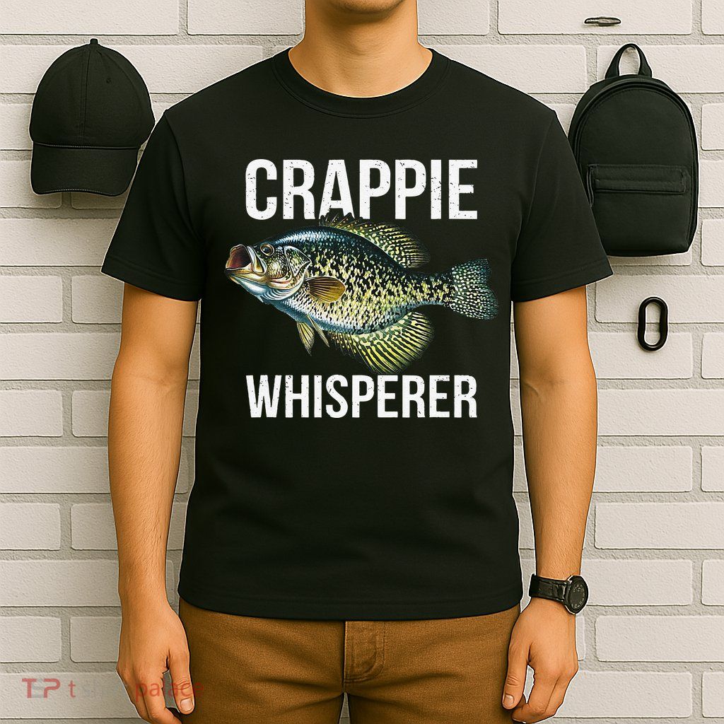 Crappie Whisperer Crappie Fishing Gift T-Shirt