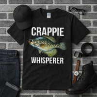 Crappie Whisperer Crappie Fishing Gift Tall T-Shirt