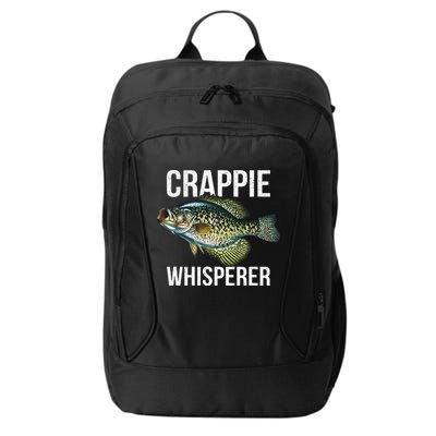 Crappie Whisperer Crappie Fishing Gift City Backpack