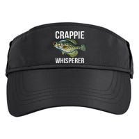 Crappie Whisperer Crappie Fishing Gift Adult Drive Performance Visor