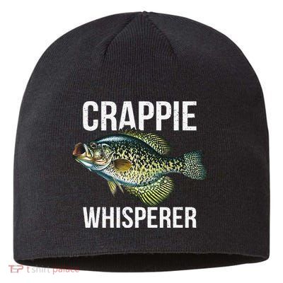 Crappie Whisperer Crappie Fishing Gift Sustainable Beanie