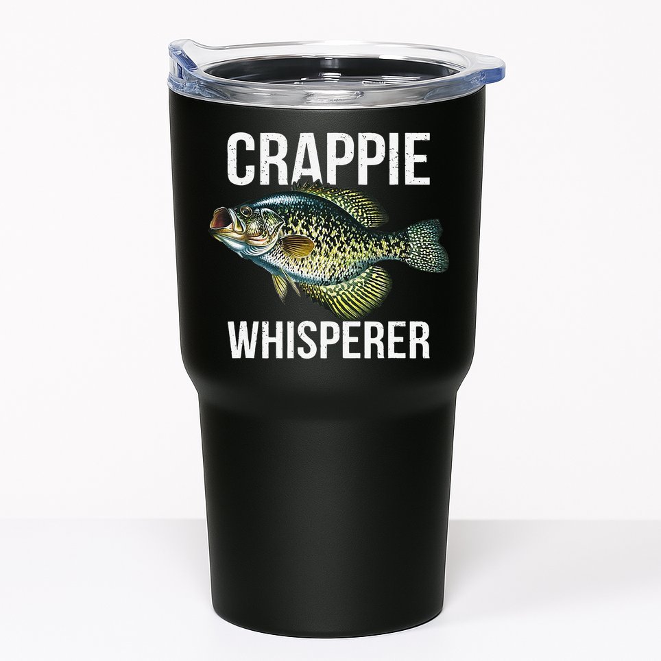 Crappie Whisperer Crappie Fishing Gift Tumbler