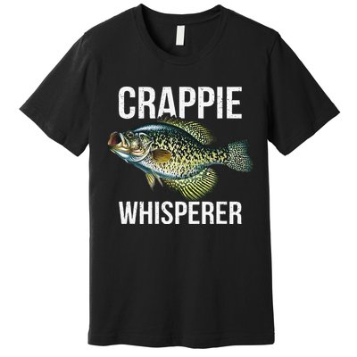 Crappie Whisperer Crappie Fishing Gift Premium T-Shirt