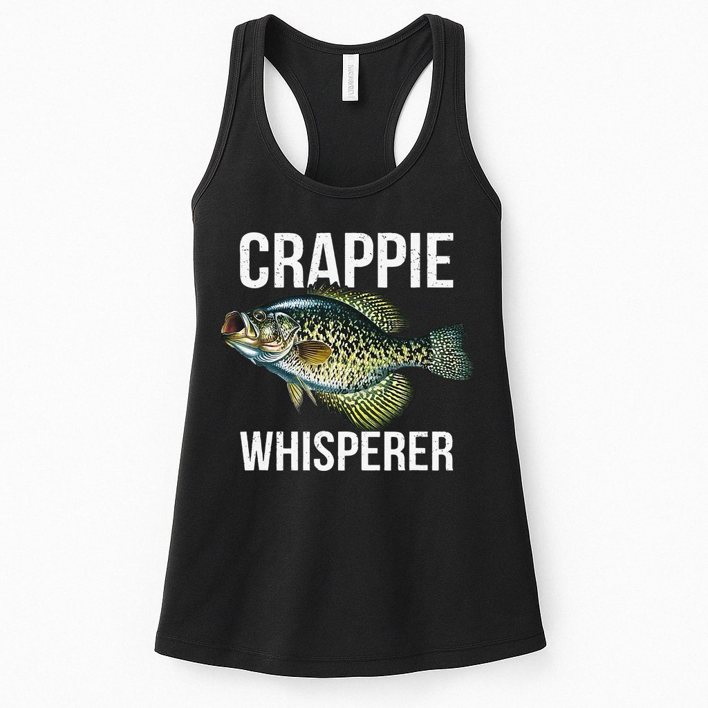 Crappie Whisperer Crappie Fishing Gift Womens Tank Top