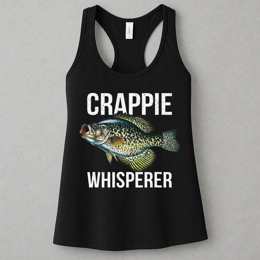 Crappie Whisperer Crappie Fishing Gift Womens Tank Top