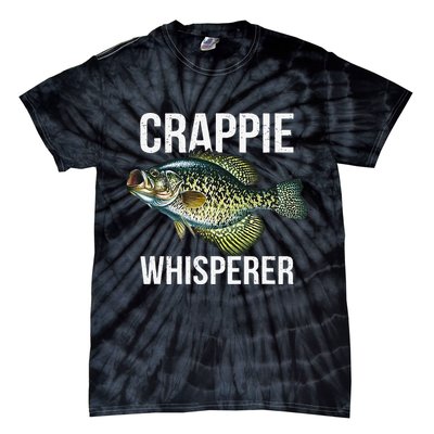 Crappie Whisperer Crappie Fishing Gift Tie-Dye T-Shirt