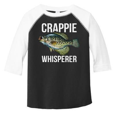 Crappie Whisperer Crappie Fishing Gift Toddler Fine Jersey T-Shirt