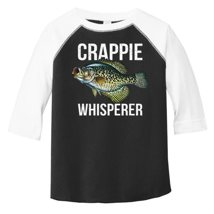 Crappie Whisperer Crappie Fishing Gift Toddler Fine Jersey T-Shirt