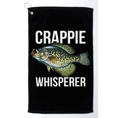 Crappie Whisperer Crappie Fishing Gift Golf Towel