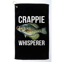 Crappie Whisperer Crappie Fishing Gift Golf Towel