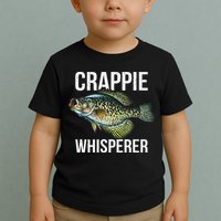 Crappie Whisperer Crappie Fishing Gift Toddler T-Shirt