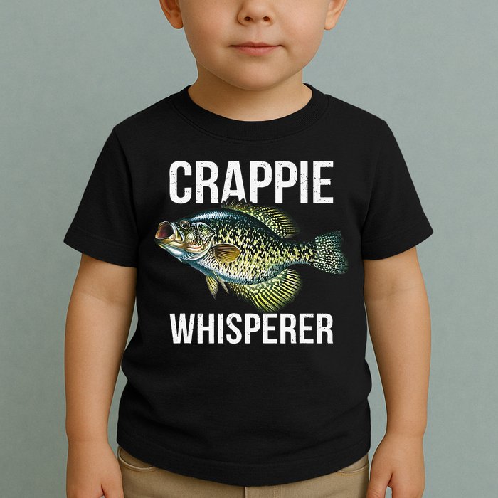 Crappie Whisperer Crappie Fishing Gift Toddler T-Shirt