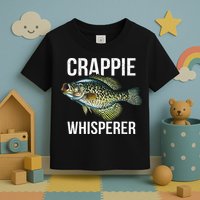 Crappie Whisperer Crappie Fishing Gift Toddler T-Shirt