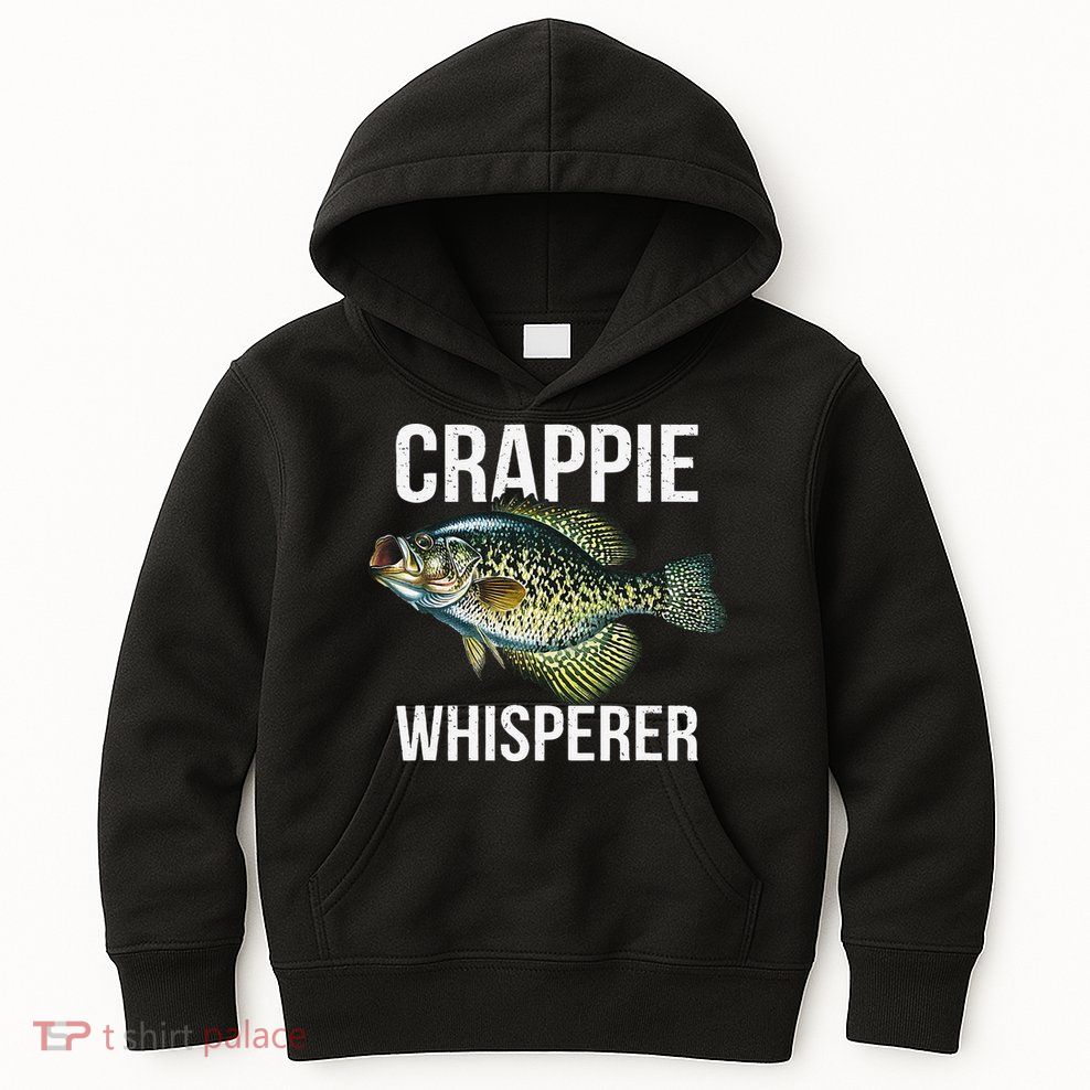 Crappie Whisperer Crappie Fishing Gift Kids Hoodie