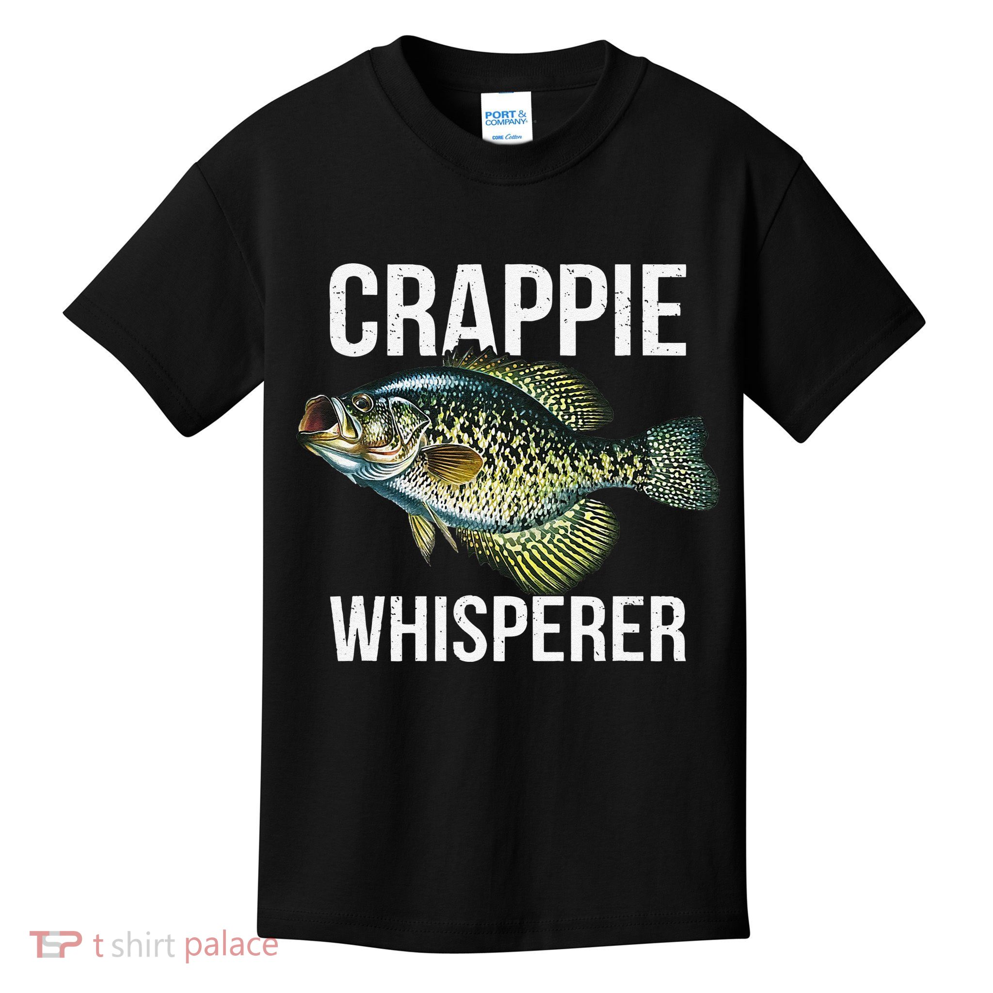 Crappie Whisperer Crappie Fishing Gift Kids T-Shirt