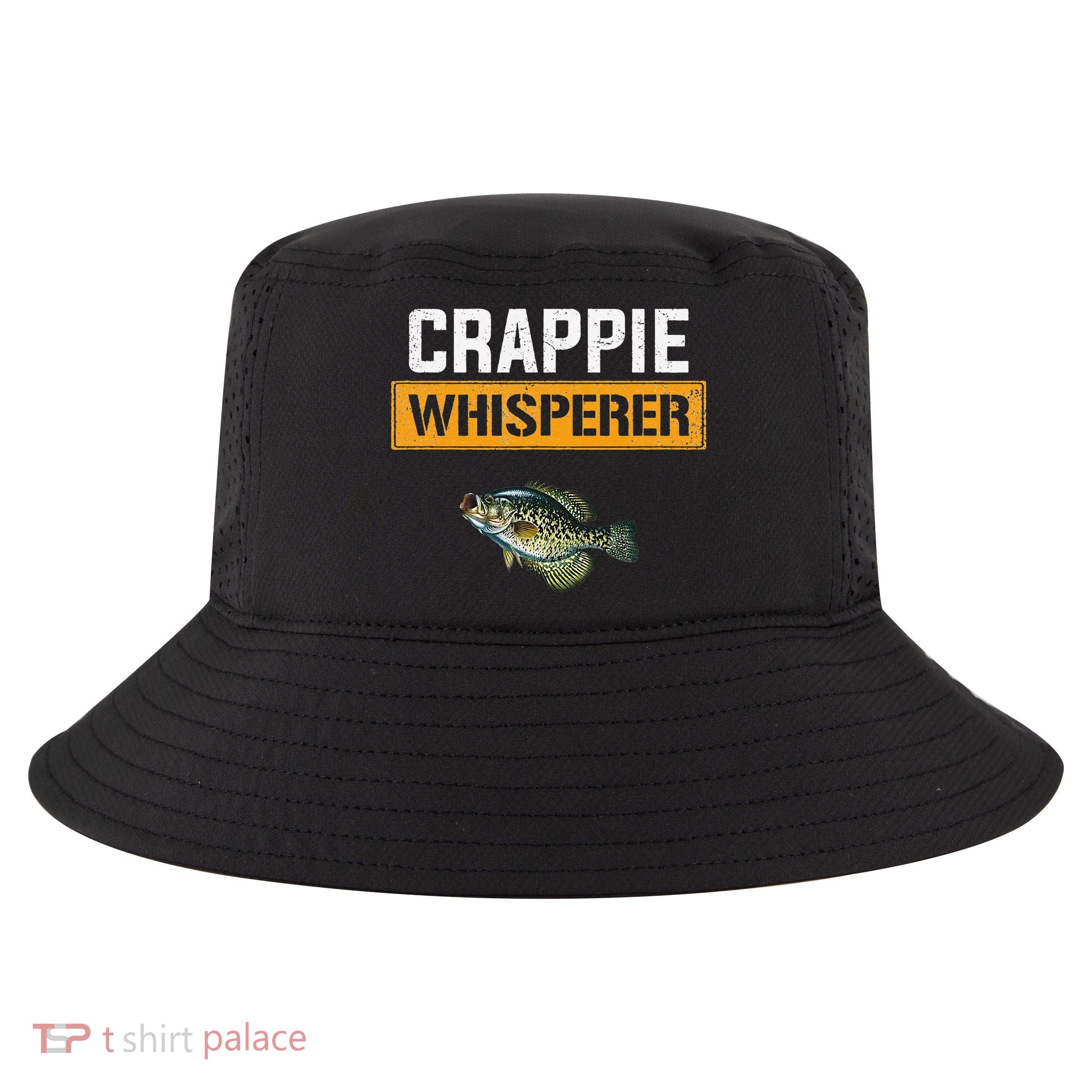 Crappie Whisperer Crappie Fishing Cool Comfort Performance Bucket Hat