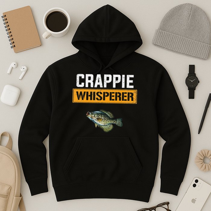 Crappie Whisperer Crappie Fishing Hoodie