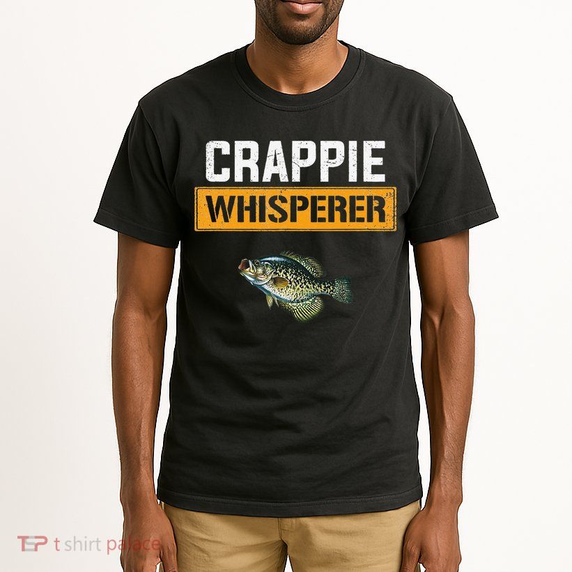 Crappie Whisperer Crappie Fishing Tall T-Shirt